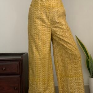 zig-zag palazzo pant